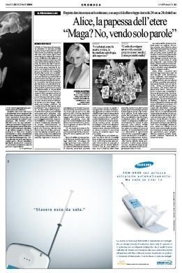 intervista Alice LA REPUBBLICA